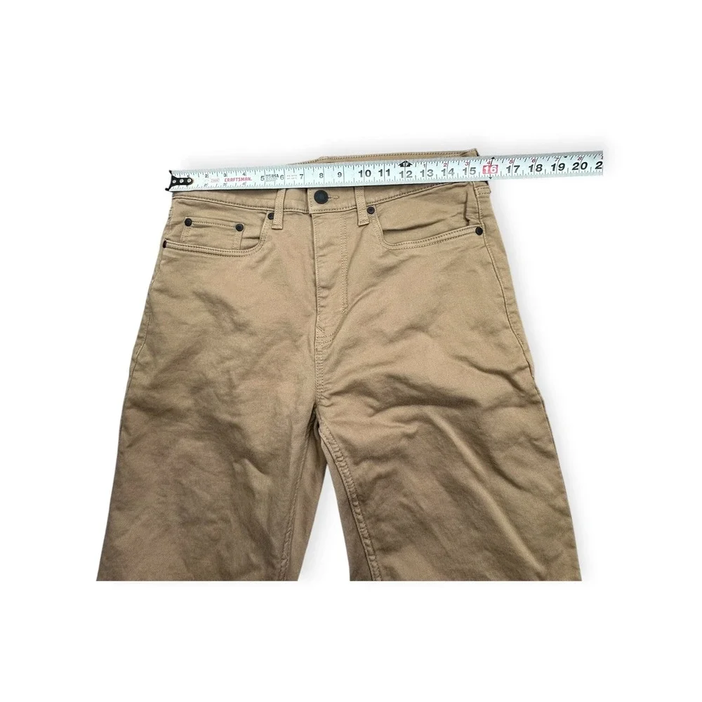 Banana Republic Pants Mens 30x30 Tan Straight Leg 5-Pocket Stretch Cotton‎ Twill